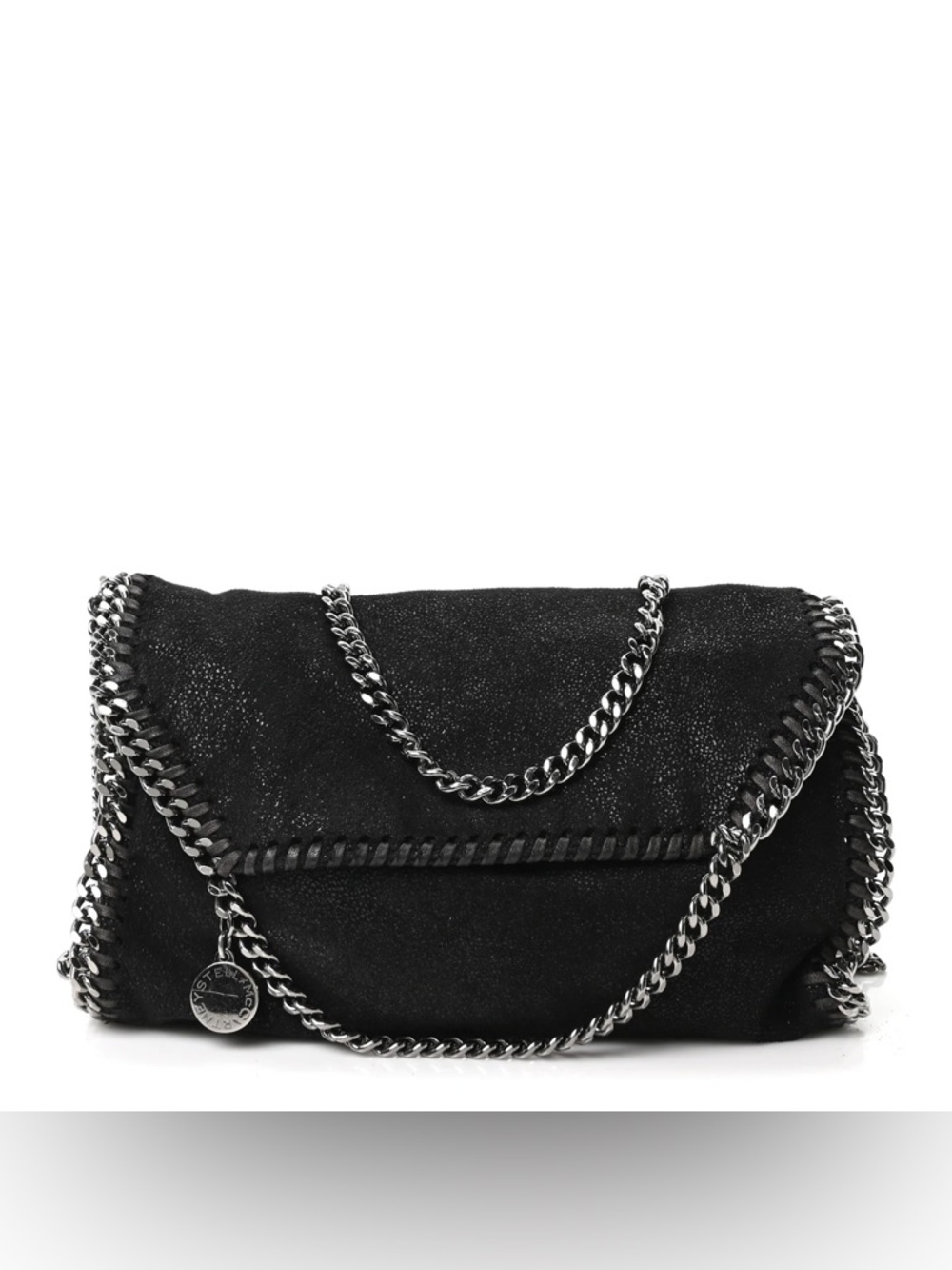 STELLA MCCARTNEY Shaggy Deer Mini Falabella Crossbody Bag Black NWT NEVER USED